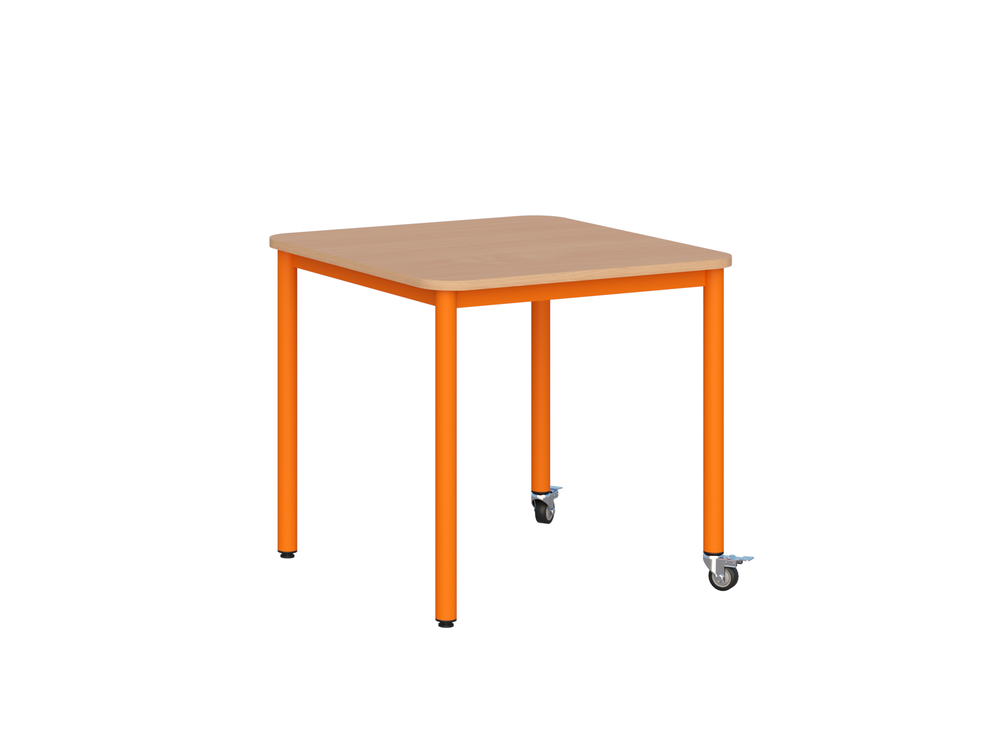 Stolik mobilny kwadratowy 700x700 - zdjęcie 3